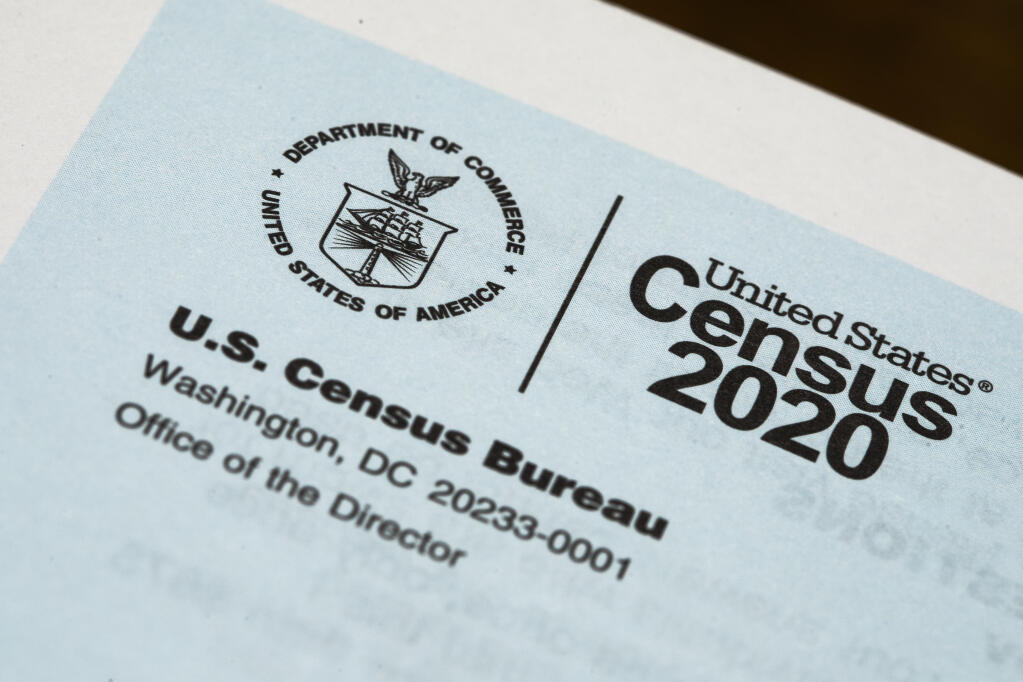 The census deadline is Sept. 30. Those who need help filling out their forms can get assistance Friday, Sept. 18 from 4 to 8 p.m. at El Mitote Food Park, 665 Sebastapol Road, Santa Rosa. (AP Photo/Matt Rourke)