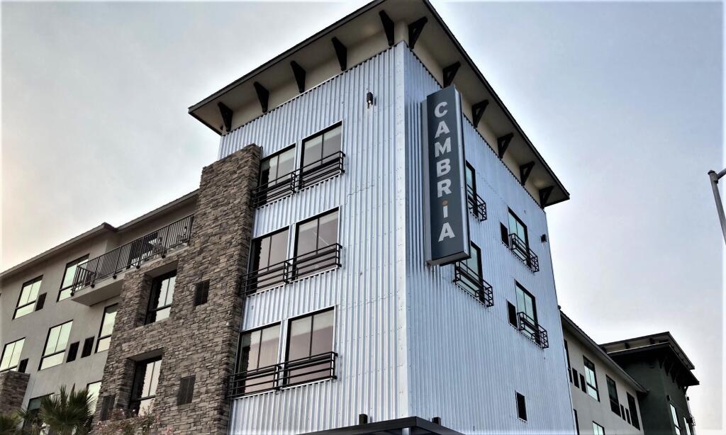 Cambria Hotel Napa Valley has opened on Soscal Avenue.