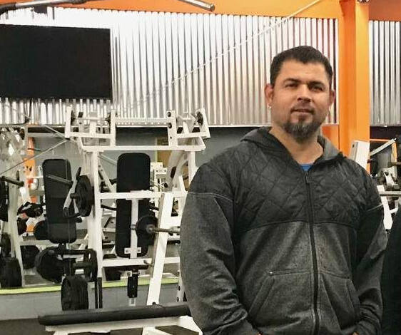 Arturo Jimenez photographed in the Fitness Factory in Sonoma in 2019. (Photo: Lorna Sheridan)