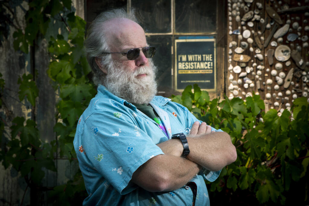 Sonoma’s Community Services and Environmental Commission Chair Fred Allebach is one of several locals cocerned about the city’s lack of action on climate change. (Photo by Robbi Pengelly/Index-Tribune)