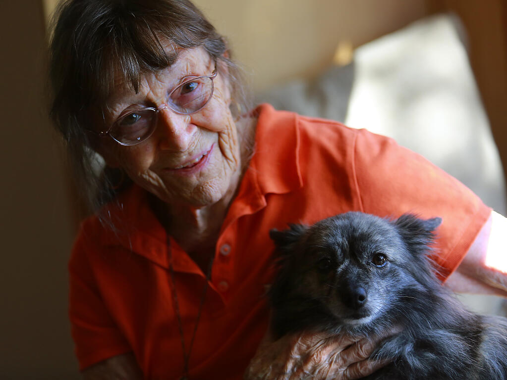 Maureen Green, shown here in  2014, was a dog lover and supporter of the Sonoma County Humane Society. (John Burgess/Press Demorat)