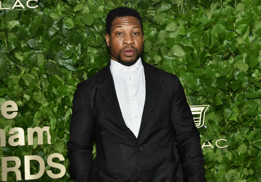 Jonathan Majors attends the Gotham Independent Film Awards at Cipriani Wall Street on Monday, Nov. 28, 2022, in New York. (Photo by Evan Agostini/Invision/AP)