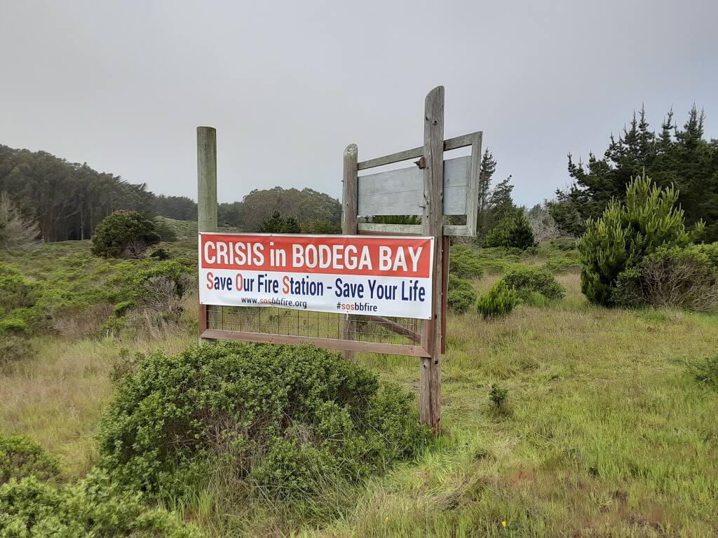 Signs are popping up around West County and Bodega Bay as the Fire Protection District serving the coastal town tries to stay true to its mission.