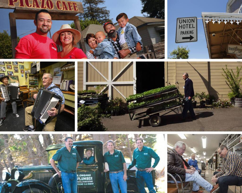 Click through the slideshow to read about some local family-owned businesses in Sonoma County.