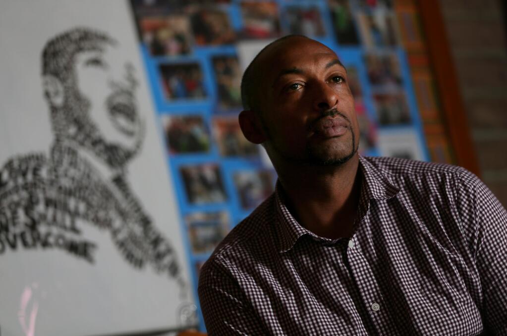NAACP Sonoma County Chapter President Rubin Scott has emerged as a prominent figure in discussions around police reform in Santa Rosa.(Christopher Chung/ The Press Democrat)