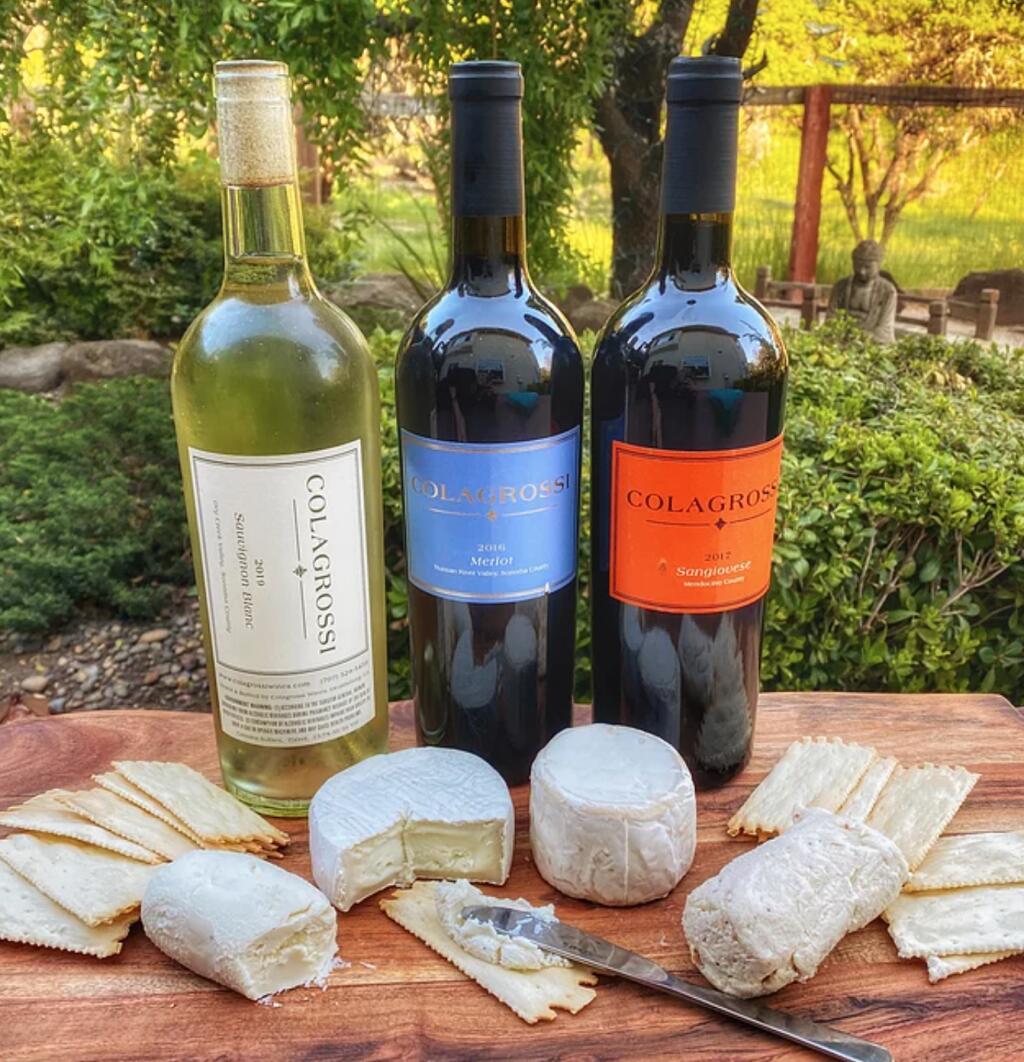 Enjoy the iconic pairing of wine and cheese with Colagrossi Wines on Friday, May 21, 2021. (Colagrossi Wines)