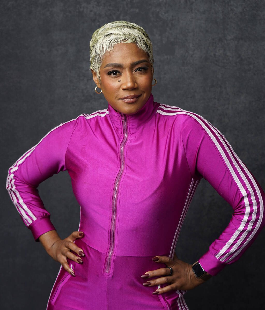 Tiffany Haddish poses for a portrait to promote "Tuca & Bertie" on day three of Comic-Con International on Saturday, July 23, 2022, in San Diego. (AP Photo/Chris Pizzello)