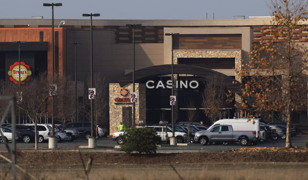 Officials with the Graton Resort and Casino, Thursday, Dec. 24, 2020, west of Rohnert Park, have canceled their plans to hold a large, private New Year’s Eve event. (Kent Porter / The Press Democrat) 2020
