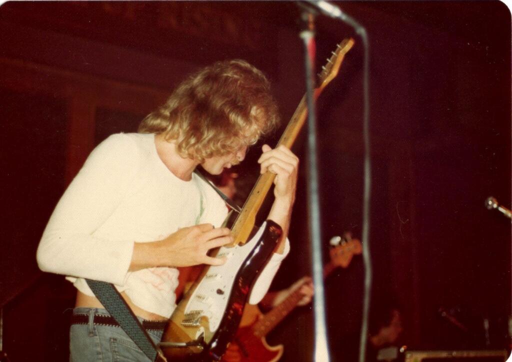 Richie Mayer during his time performing with Loose Lips.