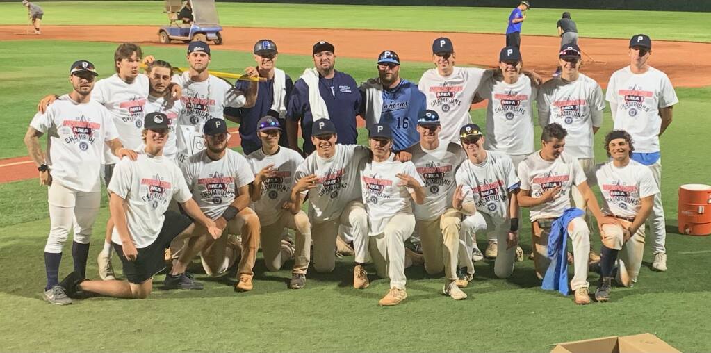 The Petaluma Leghorns American Legion team won the Area Tournament and now move on to the State Tournament in Clovis.