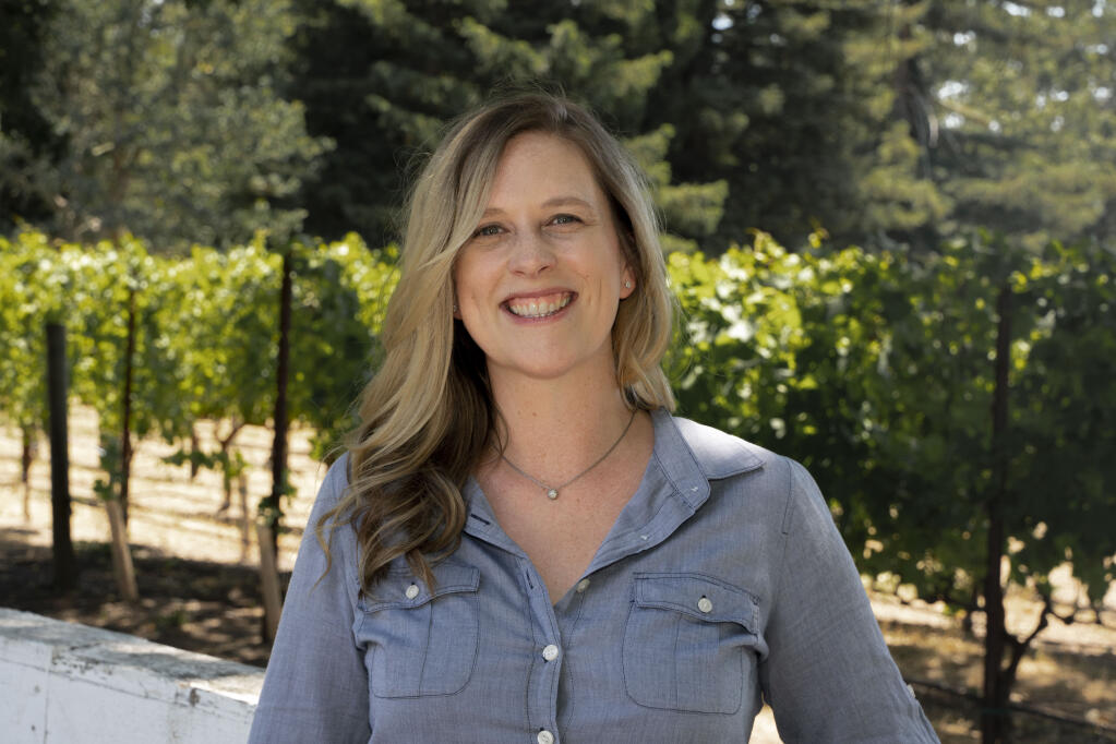 Katy Wilson, winemaker of Sonoma’s Anaba Wines. (Anaba Wines)